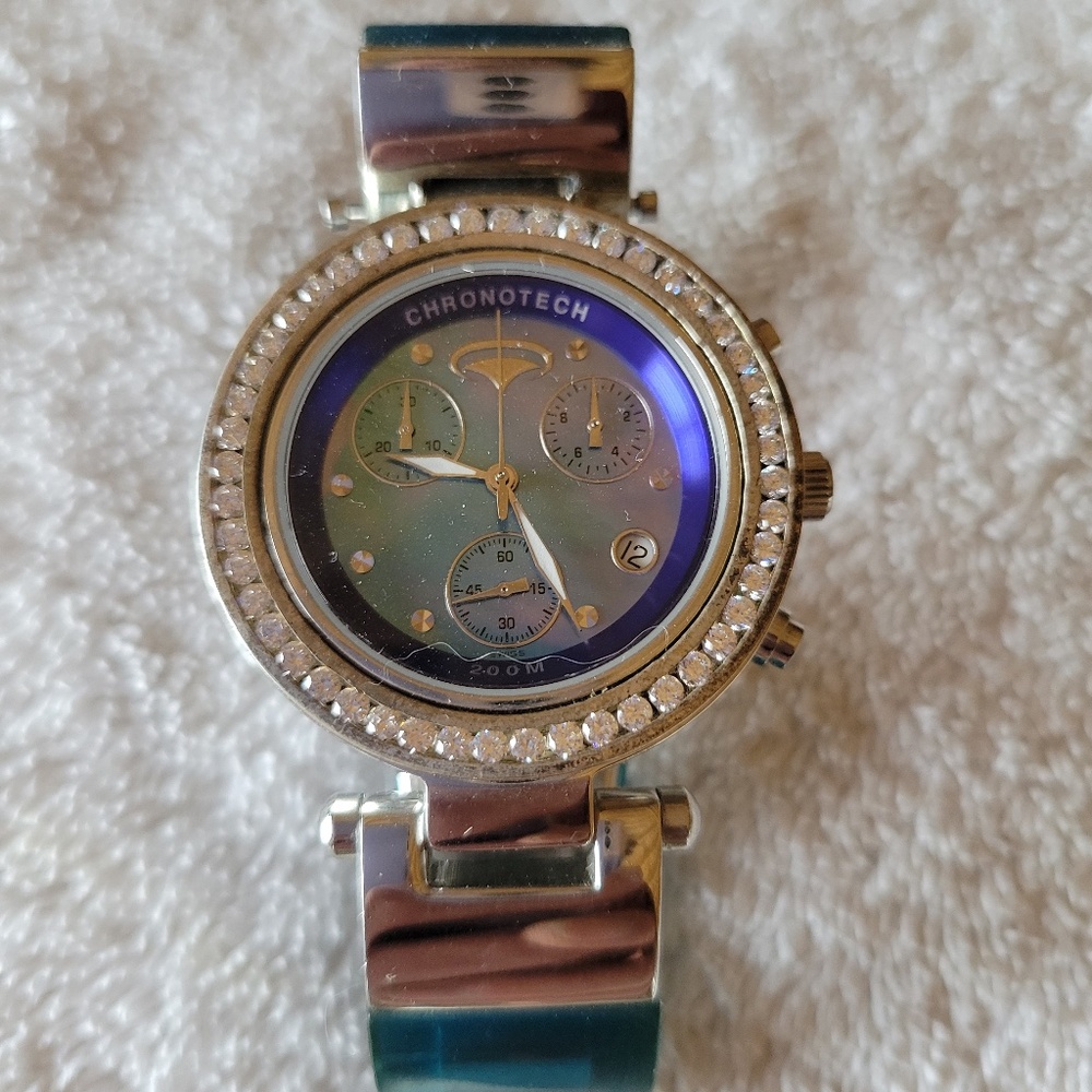 Rare Chrono Tech Cuda Dive Diamond Watch